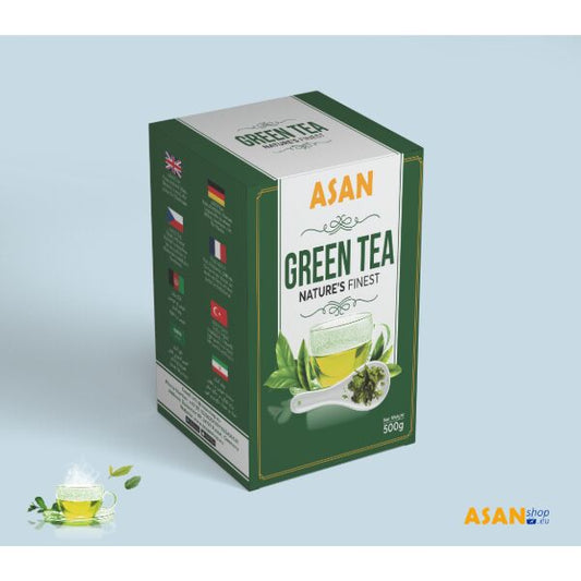 ASAN Green Tea 500 gram | Nature's Best  ASAN Zelený Čaj 500 g | Nejlepší z Přírody