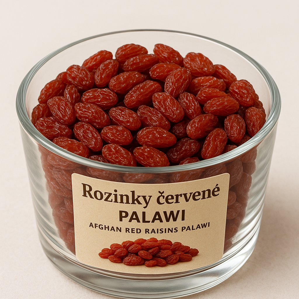 Rozinky červené Palawi (Afghan Red Raisins Palawi) 1 KG