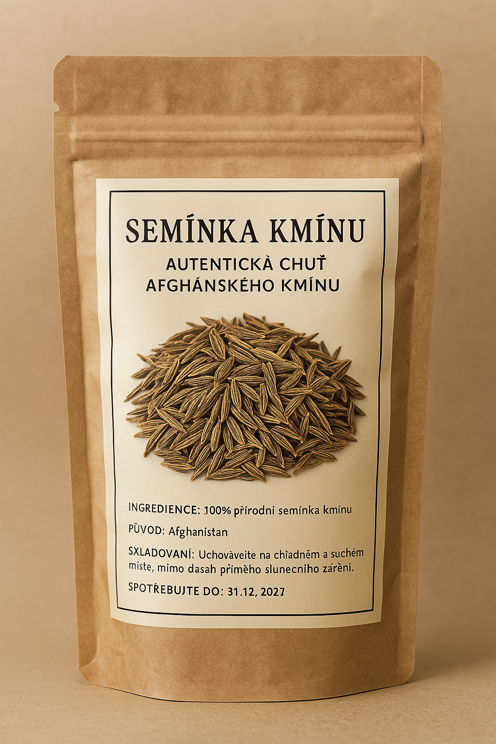 Afghánský kmín – celá semínka (Afghan Whole Cumin Seeds) | 400 g