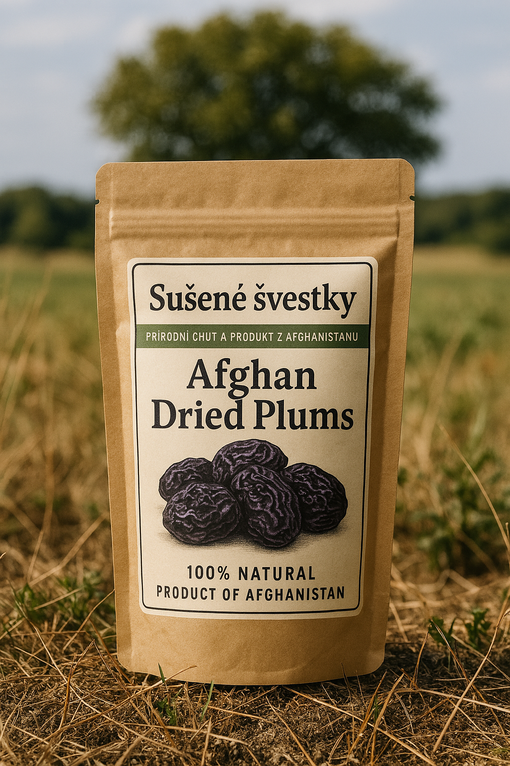 Afghánské sušené švestky (Afghan Dried Plums) | 250 gramová krabice