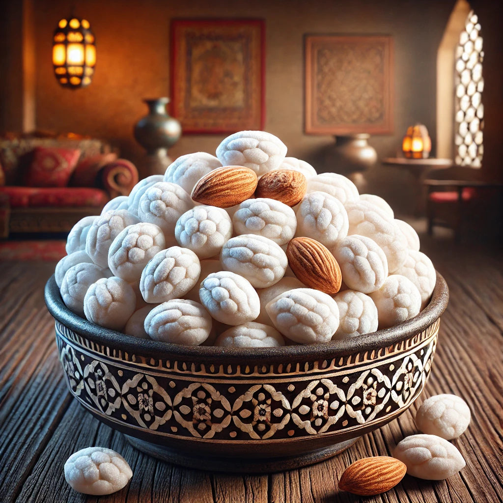 Afghánský Nuqal | Sladká obalená mandle (Nuqal) | 400G Afghan Nuqal Sweet with Alomnds