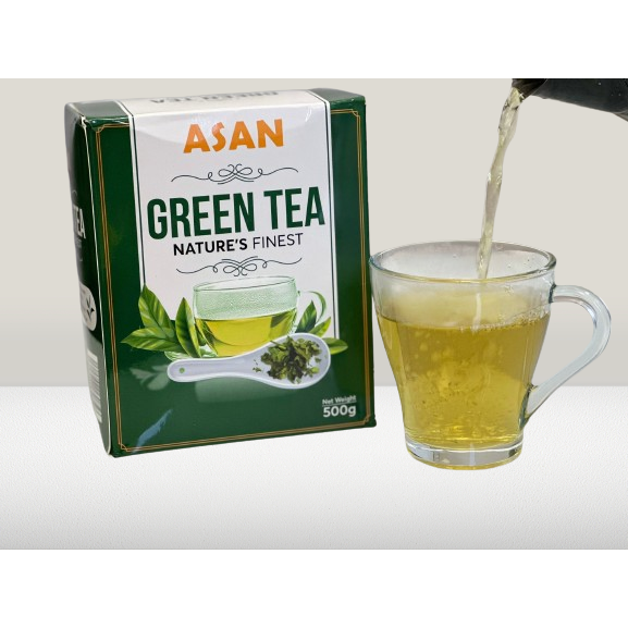ASAN Green Tea 500 gram | Nature's Best  ASAN Zelený Čaj 500 g | Nejlepší z Přírody
