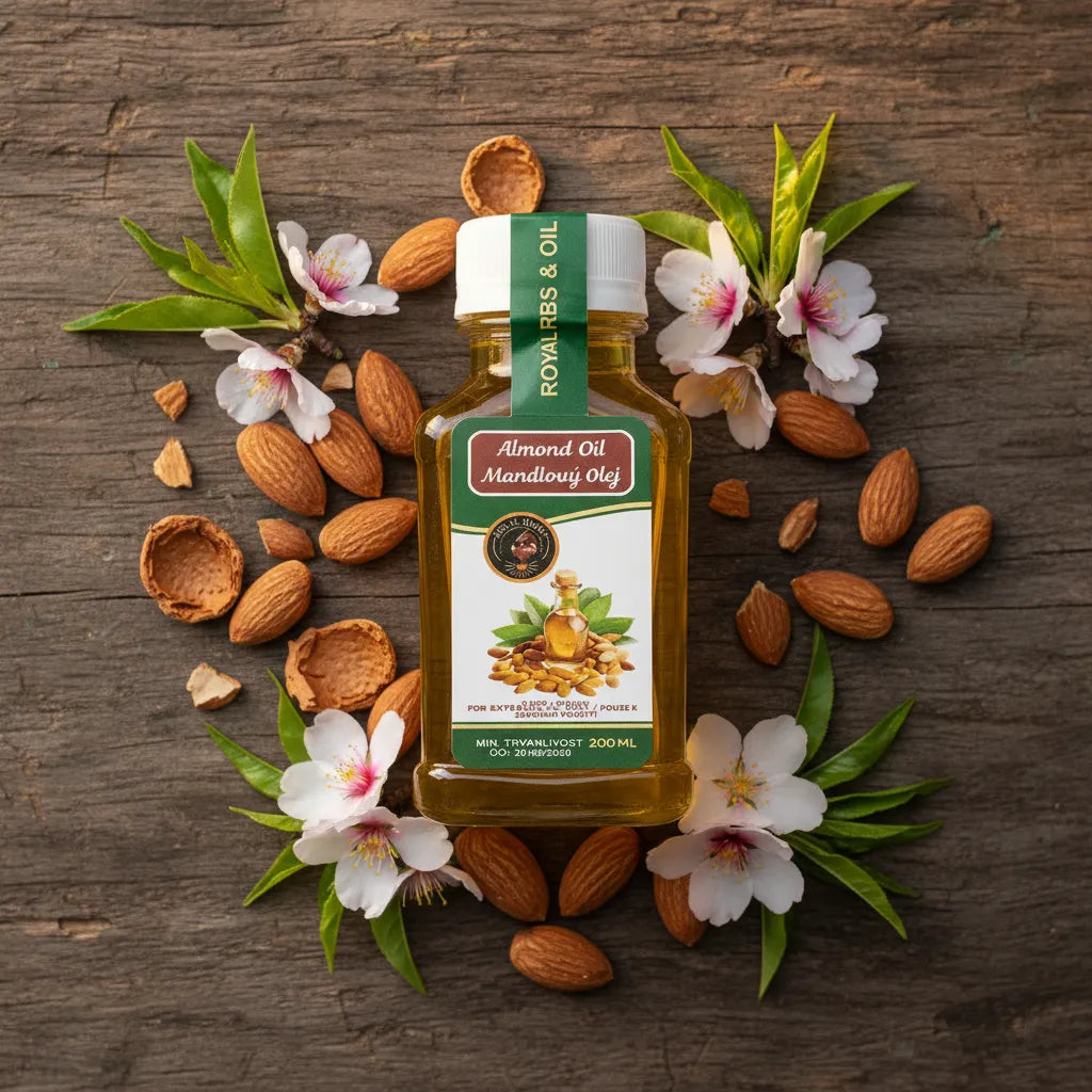 Afghan Almond Oil from raw almonds blossoms and leaves – pure cold-pressed almond oil 100ml
