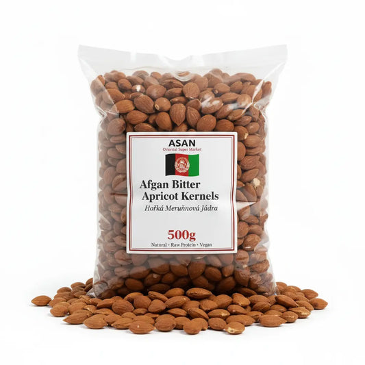 Afghan Natural Bitter Apricot Kernels (500g) – 100% Raw & Authentic Wild Seeds