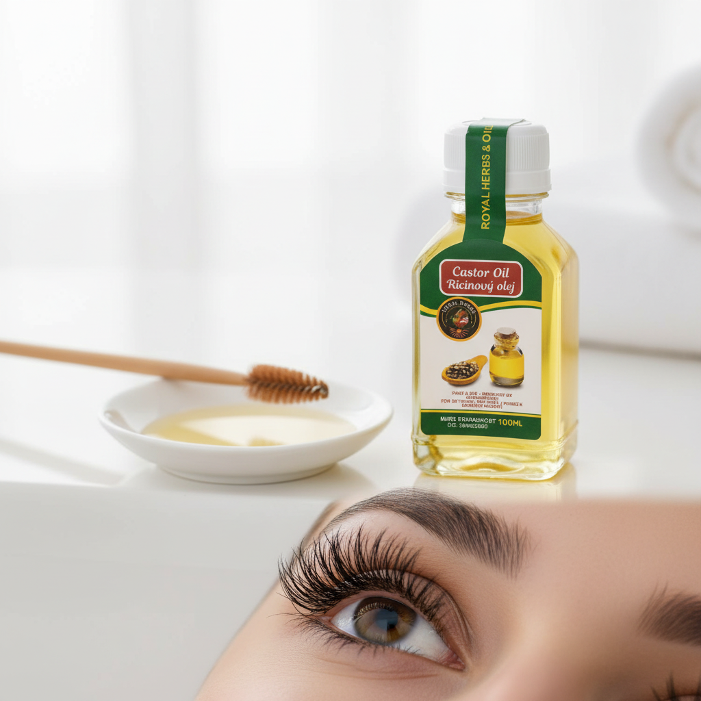 Afghan Castor Oil for eyebrow and eyelash growth – pure natural beauty oil 200ml
