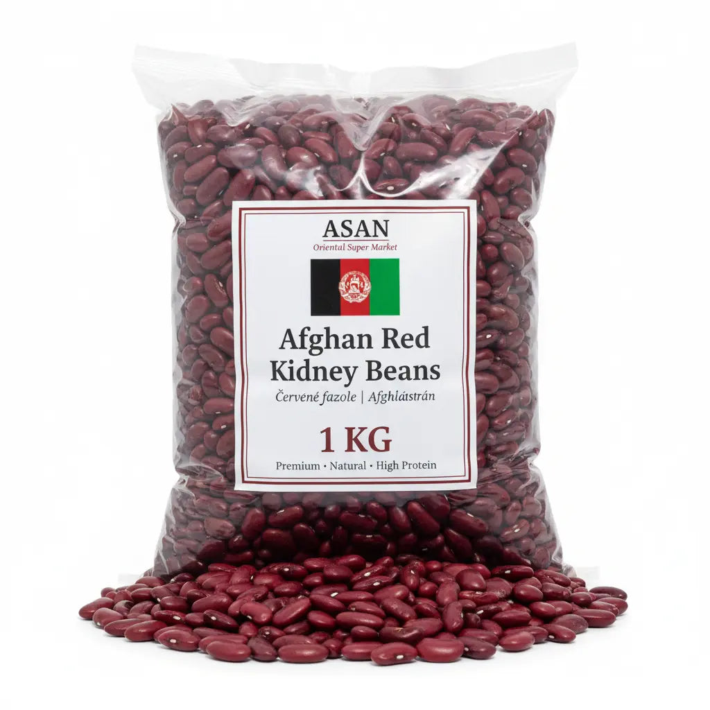 Červené fazole z Afghánistánu - Natural Afghan Red Kidney Beans 1 KG bag from Asan Shop