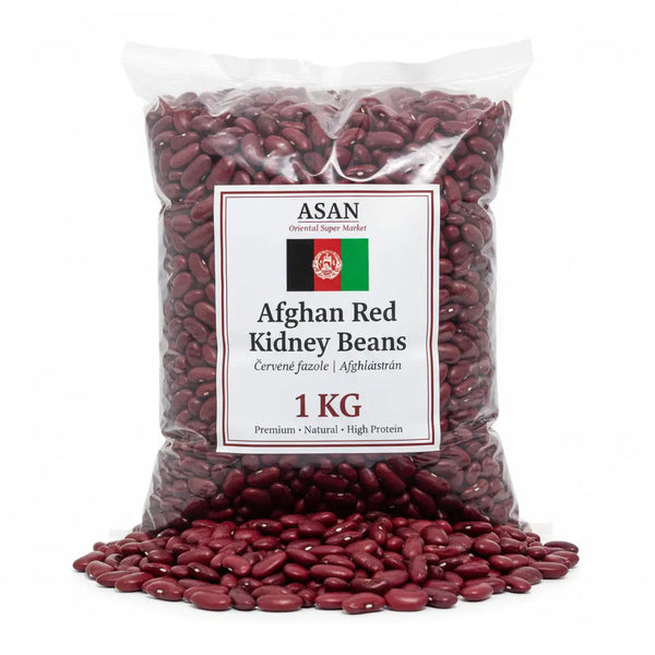 Červené fazole z Afghánistánu - Natural Afghan Red Kidney Beans 1 KG bag from Asan Shop