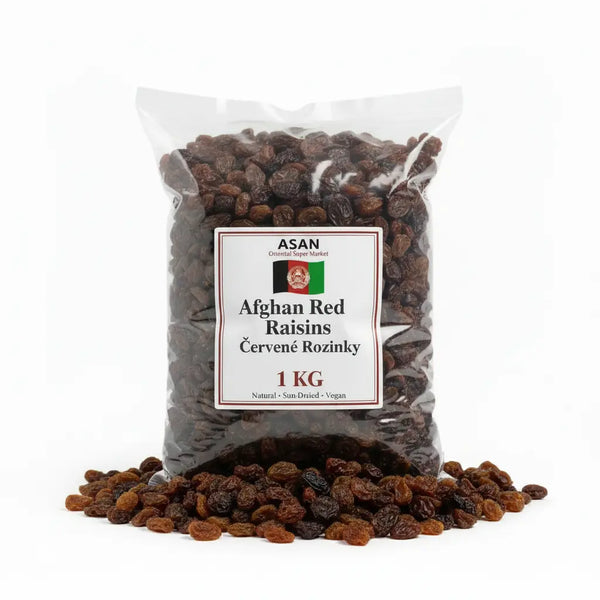 Afghan Ghazni Natural Red Raisins 1 KG