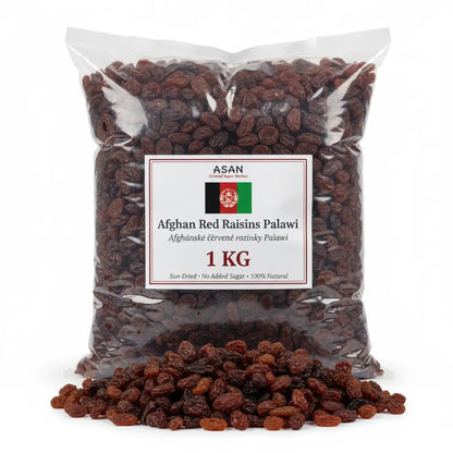 Red Raisins Palawi Afghan Premium (1 KG) | Authentic Kabuli Palaw Kishmish