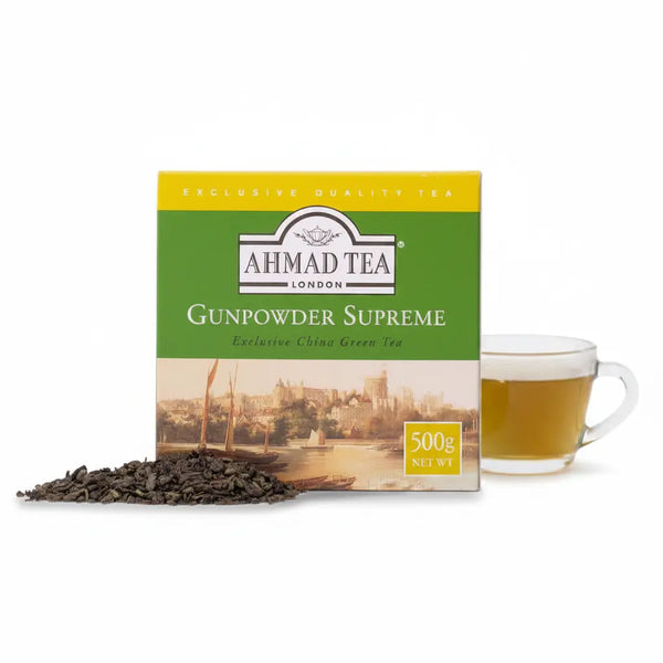 Ahmad Gun Powder Tea 500g – Premium  Rolled Green Tea
