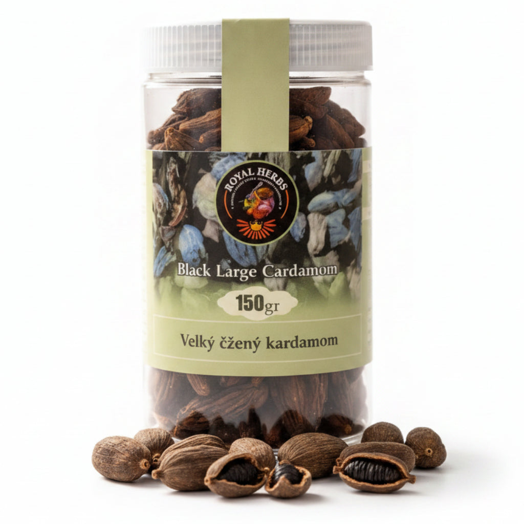 Black Cardamom Premium Quality (Whole Pods) 150 g