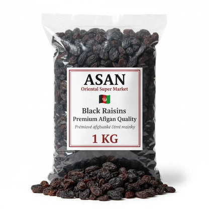 Black Raisins Premium Afghan Quality | 1 KG
