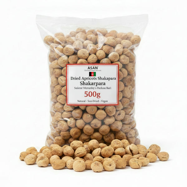 Traditional Afghan Shakarpara Dried Apricots (500g) – Whole, Sweet & Sun-Dried