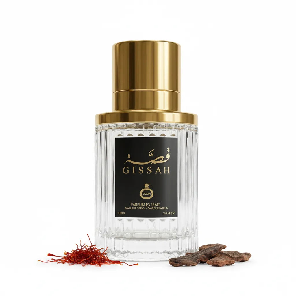 OUD Eau de Parfum 100ml by Gissah Imperial Collection – authentic Arabian oud fragrance with saffron and jasmine, available in Czech Republic
