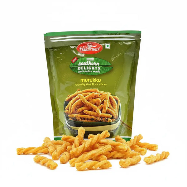 Haldiram's Murukku 200g – Crunchy South Indian Rice Flour Sticks