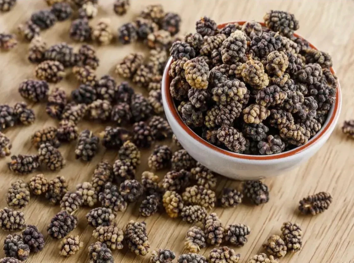 Moruše černá (400 g) | Čerstvá a přírodní - Afghánistán Black Mulberries | Fresh and Natural – Afghanistan