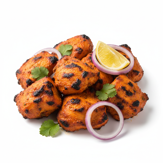 Chicken Tika – Frozen Halal Chicken Tikka, juicy grilled chicken pieces in vibrant tikka marinade