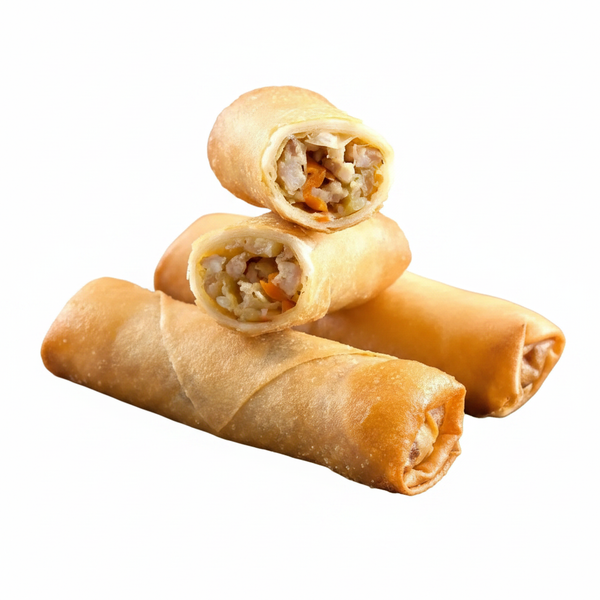 Spring Rolls Chicken 20 pcs 700g – Frozen Halal Chicken Spring Rolls, golden crispy spring rolls with chicken filling