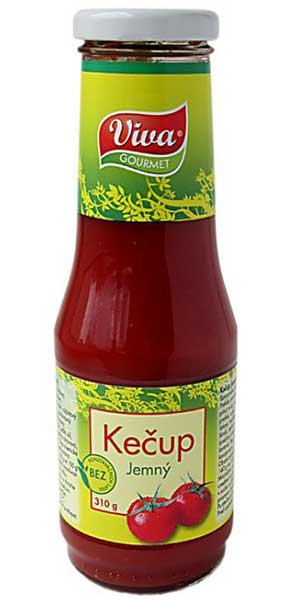 Viva Gourmet Kečup Jemný 310g – Czech Mild Ketchup