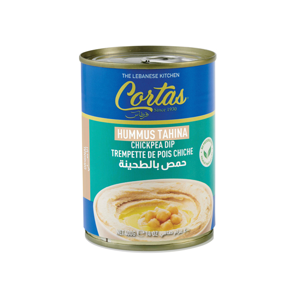 Cortas Hummus Tahina 185g – Lebanese Chickpea Dip
