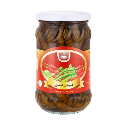 Pamir Torshi Filfil 640g – Pickled Green Chillies