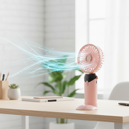 Zouiks Fan - desktop cooling airflow effect