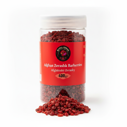 Afghan Zerashk Barberries – Royal Herbs Style Jar 400g