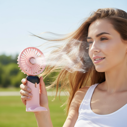 Zouiks Fan - breeze in action, hair blowing