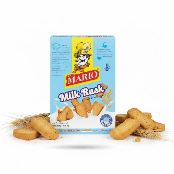 Mario Milk Rusk 300 g – Crispy Milk Biscuits