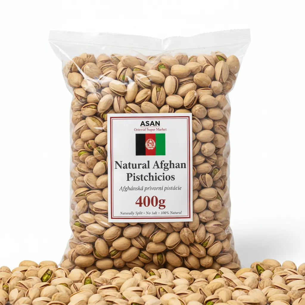 Afghan Pistachios Premium Natural (400 g) | Wild Shomali Pistachios