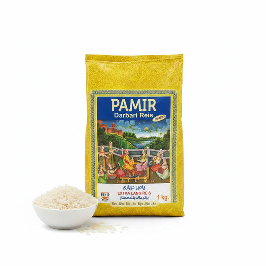 Pamir Darbari Extra Long Rice 1kg – Premium Afghan Central Asian Rice