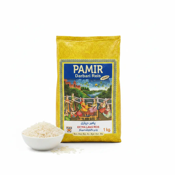 Pamir Darbari Extra Long Rice 1kg – Premium Afghan Central Asian Rice