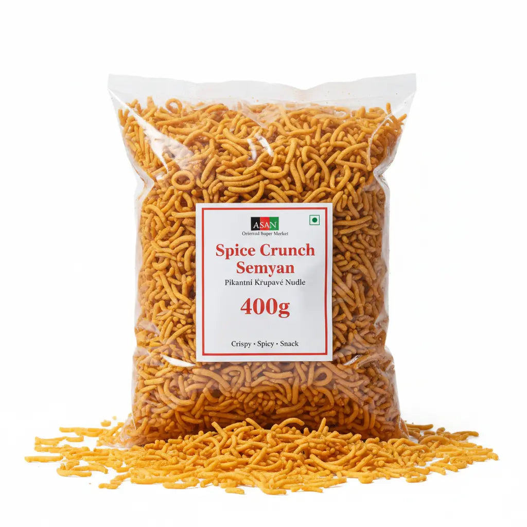 Tradiční pikantní křupavá pochoutka Semyan - Spice Crunch Semyan Savory Spiced Snack 400g pack from asanshop.cz